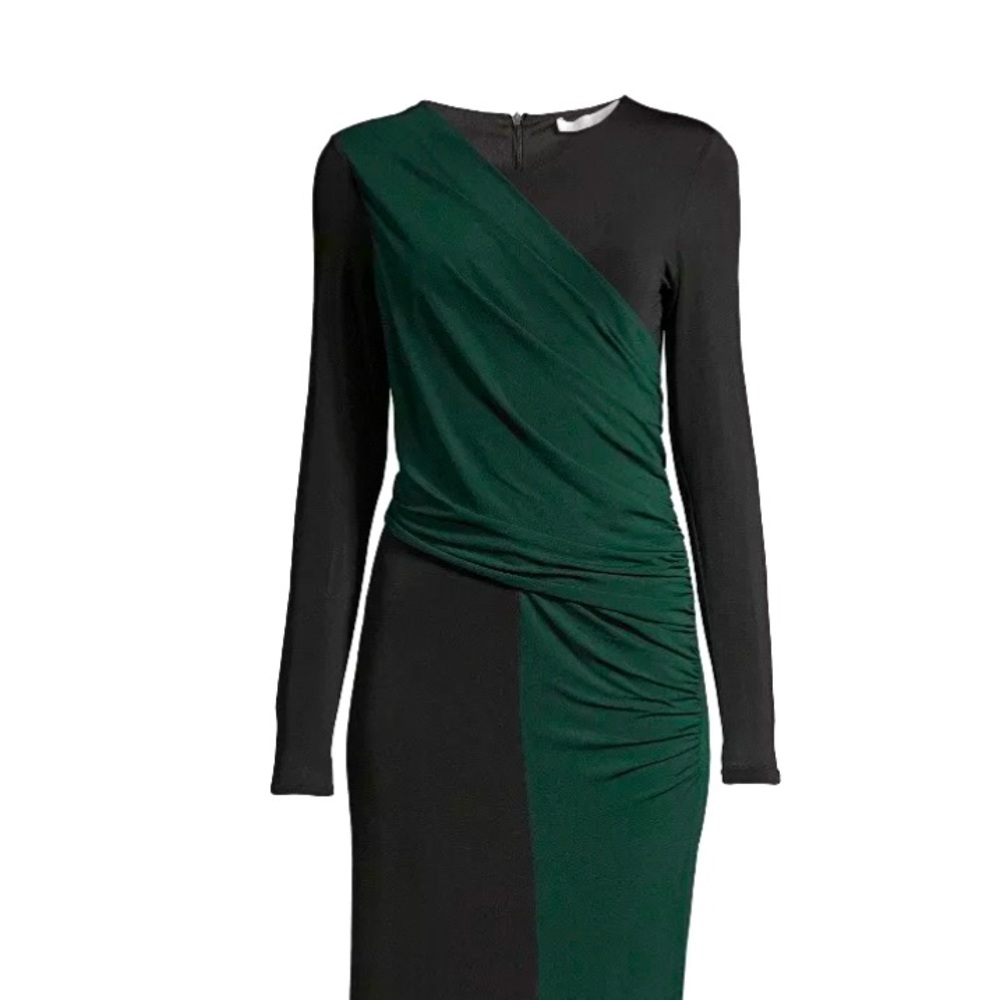 HUGO BOSS ERETHA VISCOSE STRETCH JERSEY COLORBLOCK